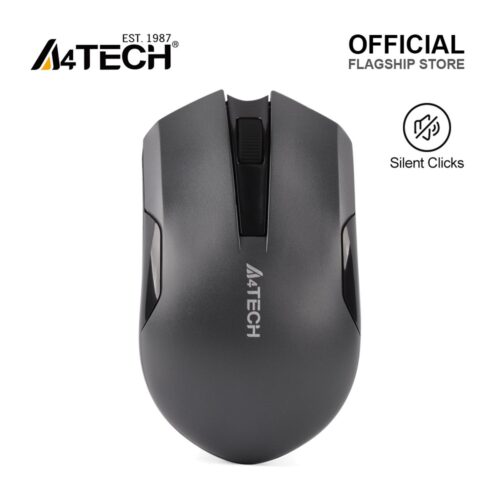 A4Tech G3-200N(S) 2.4G Wireless Mouse - Silent Clicks - 1200 DPI - Auto Power Saving - For PC/Laptop