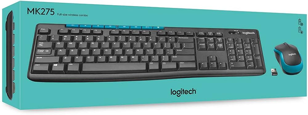 LOGITECH MK275 WIRELESS KEYBOARD & MOUSE COMBO