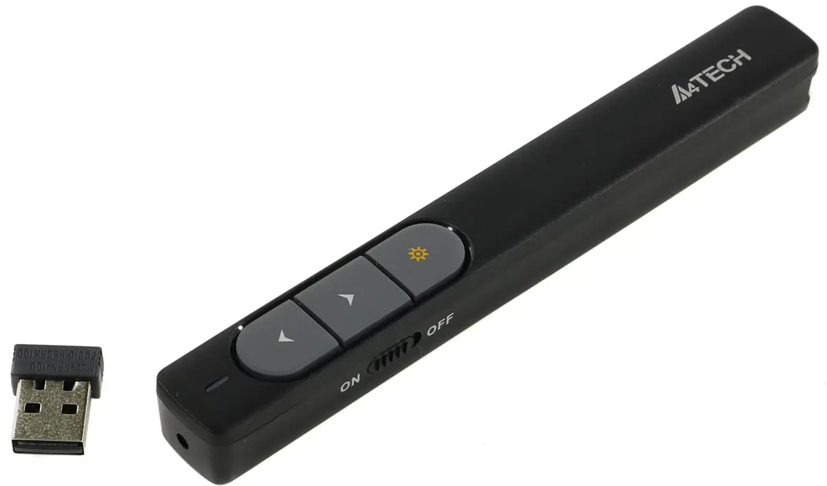 A4Tech 2.4G Wireless Laser Pen (Black) LP15 (Presenter)