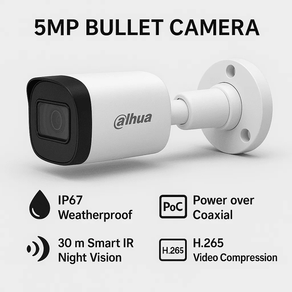 DAHUA 5MP B1A51P Analog Camera