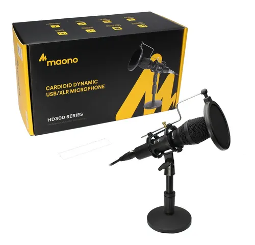 MAONO HD300 SERIES CARDIOID DYNAMIC USB/XLR MICROPHONE