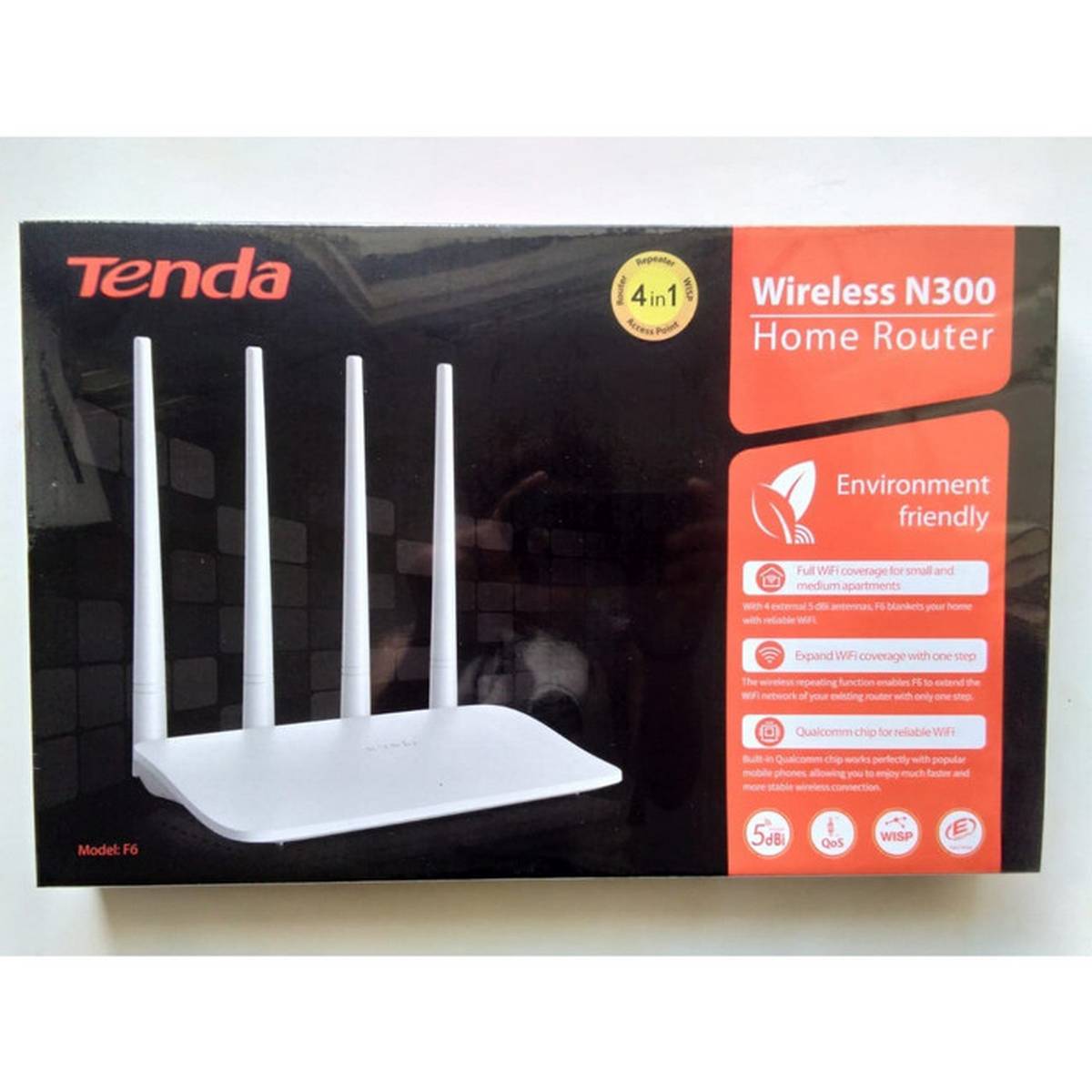 TENDA F6 WIRELESS ROUTER 4 IN 1