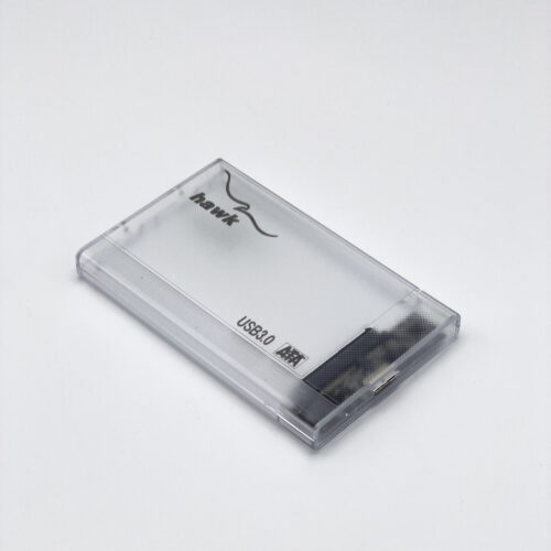 HAWK 2.5″ HDD/SSD Case USB 3.0 (Crystal)