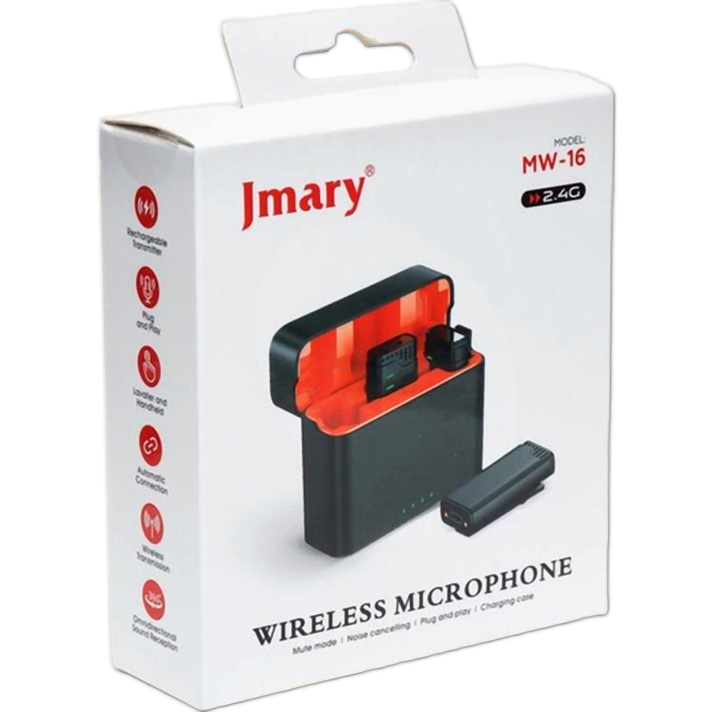 JAMRY ALL IN 1 MW16 WIRELESS MICROPHONE WITH POWER BANK