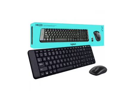 LOGITECH MK220 WIRELESS KEYBOARD & MOUSE COMBO