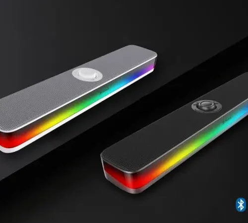 S10 (RGB Soundbar) Bloody Bluetooth v5.3 & USB Wired Connection RGB Gaming Soundbar USB Black