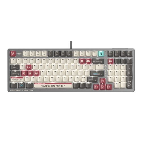 S98 (Pixels Red) Bloody BLMS Mechanical Gaming Keyboard 80% (98Keys) Compact Style BLMS Red Switch USB Pixels Red US Layout