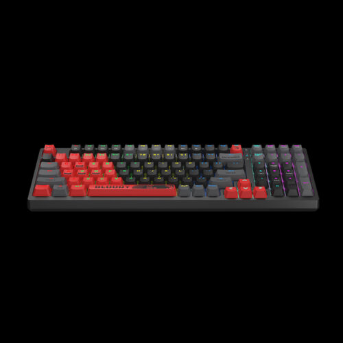 S98 (Sports Red) Bloody BLMS Mechanical Gaming Keyboard 80% (98Keys) Compact Style BLMS Red Switch USB Sports Red US Layout