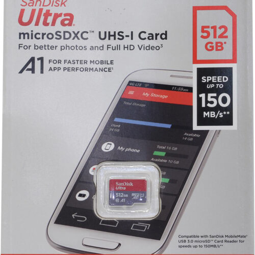 Sandisk Micro SD Card 512gb class 10