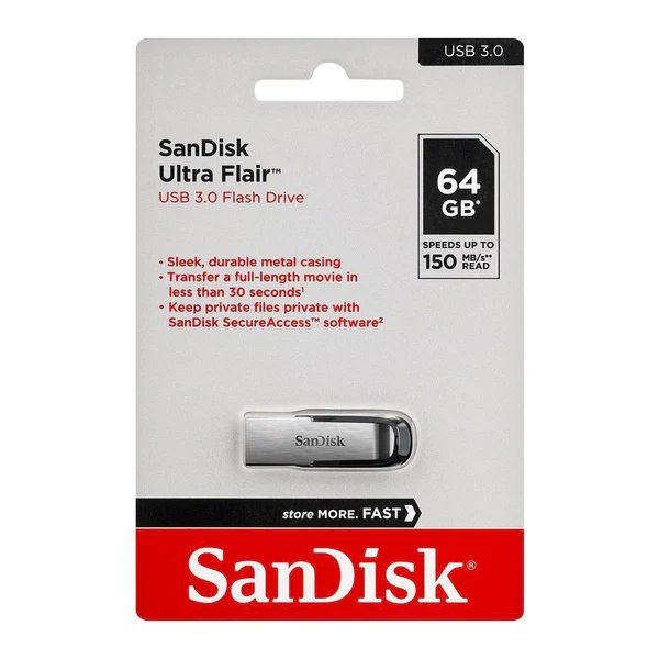 SANDISK ULTRA FLAIR 64GB USB 3.0