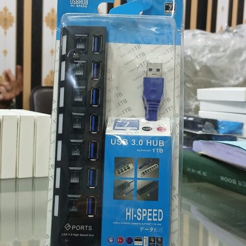 HUB 7PORT USB 3.0 WITH ON/OFF BUTTON