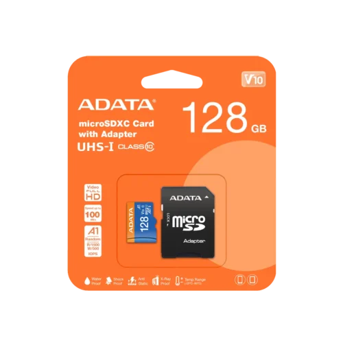 ADATA MICRO SD CARD 128GB CLASS 10