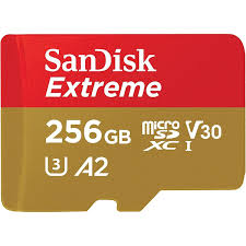 SANDISK EXTREME MICROSD CARD 256GB CLASS 10