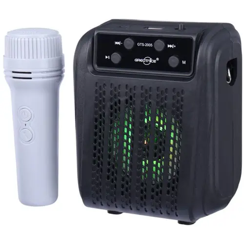 Gts-2005 3" speaker with wireless mic