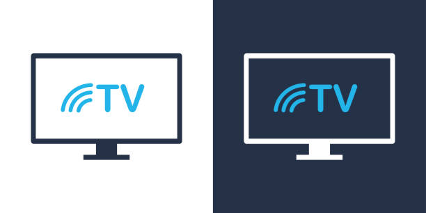 SmartTV icon. Solid icon vector illustration. For website design, logo, app, template, ui, etc.