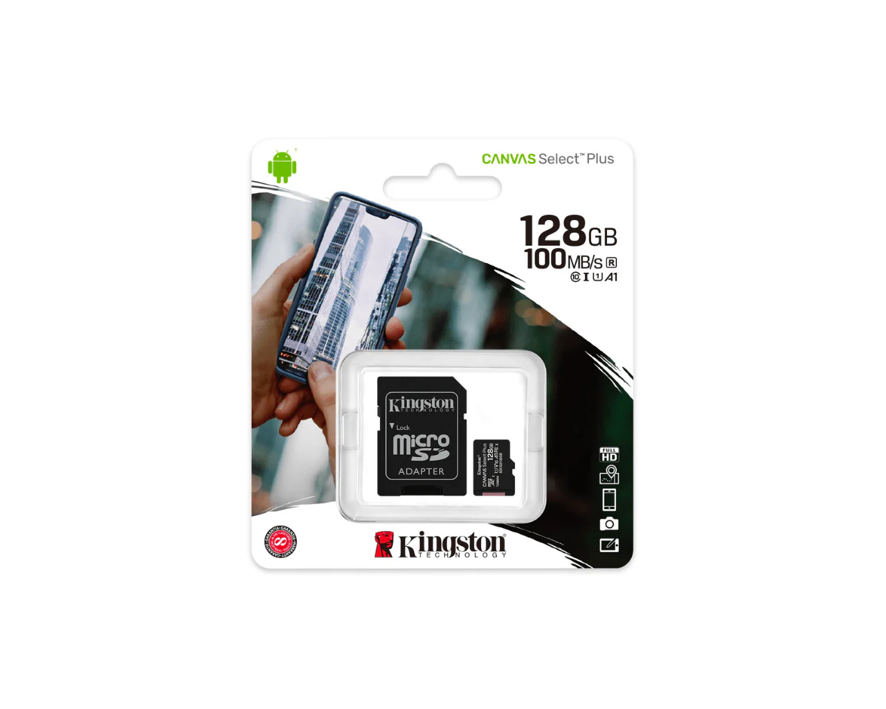 KINGSTON MICRO SD CARD 128GB CLASS-10