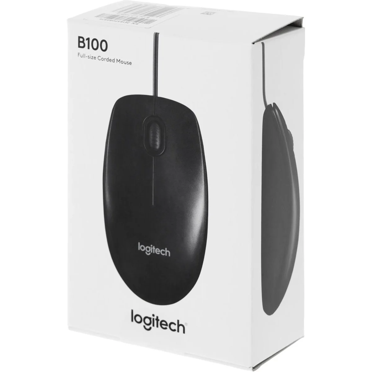 LOGITECH B100 WIRED MOUSE BLACK