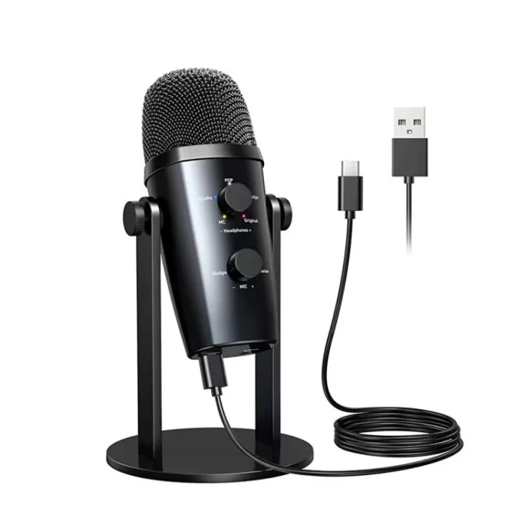 JMARY MC-PW10 CONDENSER MICROPHONE FOR COMPUTER GAMING STUDIO FOR BROADCASTS