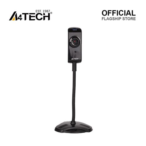 A4Tech PK-810G Anti-Glare Webcam - Built-in Microphone - Plug and Play - Intelligent Multisampling - 360° Rotation