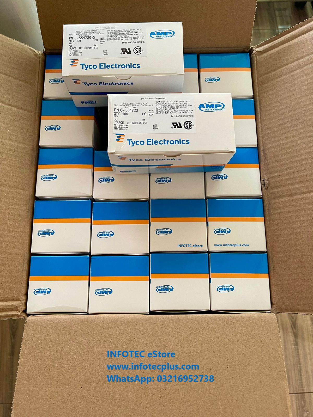 AMP CAT6 RJ45 CONNECTOR