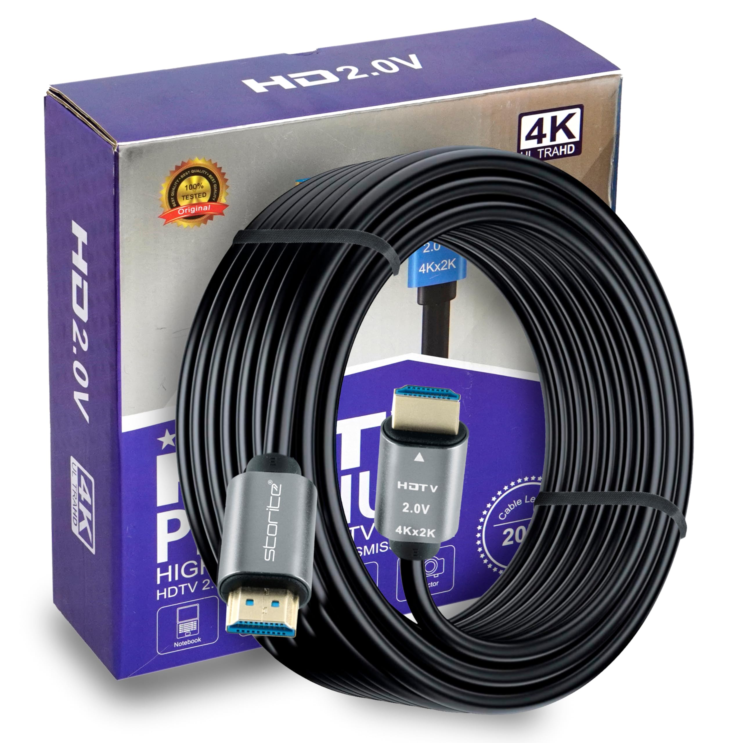 HDMI TO HDMI CABLE 20 METER 4K RESOLUTION