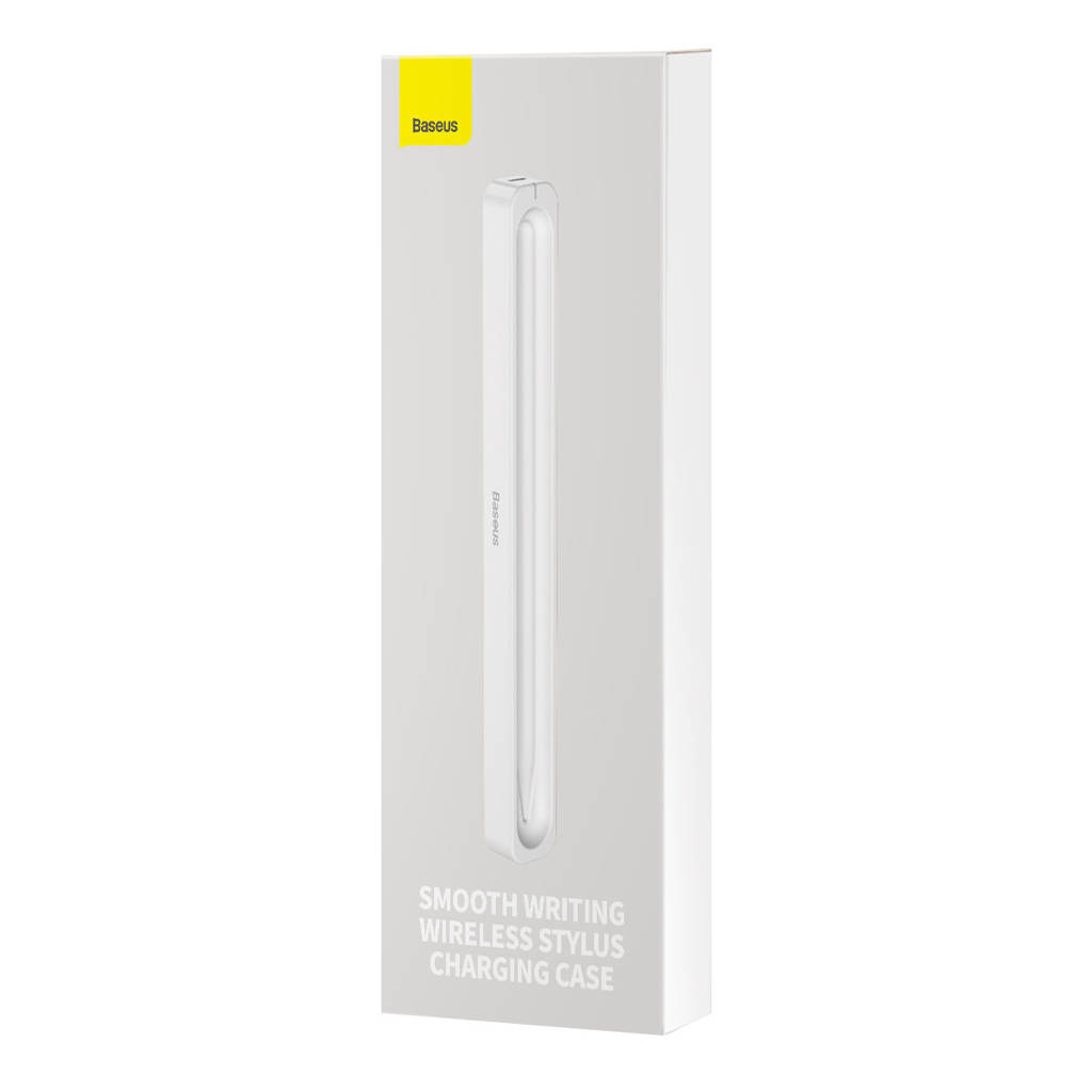 BASEUS Smooth Writing Wireless Stylus Charging Case – White (Includes Simple Series Charging Cable Type-C 3A 0.3m)
