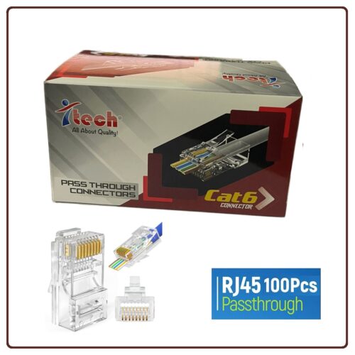 I-LINK CAT6 RJ45 PASS THROUGH CONNECTOR