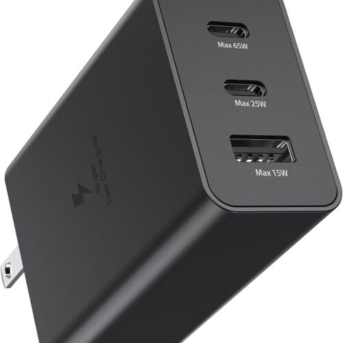 SAMSUNG 65W 3-Port Super Fast Charging Wall Charger